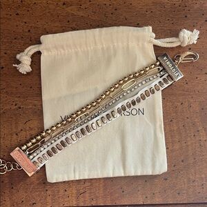 Victoria Emerson Gold and Silver Bracelet Trio